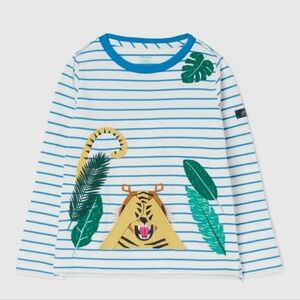 Joules Chomp Long Sleeve Applique T-Shirt | Joules Boys 7